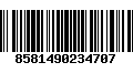 Código de Barras 8581490234707