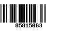 Código de Barras 85815063