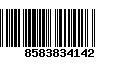 Código de Barras 8583834142