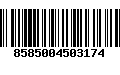 Código de Barras 8585004503174