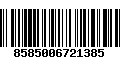 Código de Barras 8585006721385