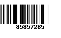 Código de Barras 85857285