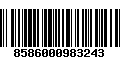 Código de Barras 8586000983243