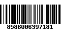 Código de Barras 8586006397181