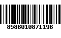 Código de Barras 8586010871196