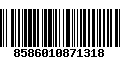 Código de Barras 8586010871318