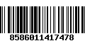 Código de Barras 8586011417478