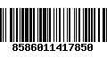 Código de Barras 8586011417850