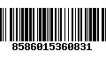 Código de Barras 8586015360831