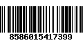 Código de Barras 8586015417399