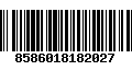 Código de Barras 8586018182027