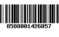 Código de Barras 8588001426057