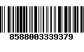 Código de Barras 8588003339379