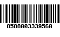 Código de Barras 8588003339560