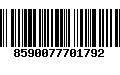 Código de Barras 8590077701792