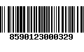 Código de Barras 8590123000329