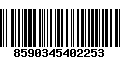 Código de Barras 8590345402253