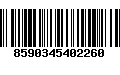 Código de Barras 8590345402260