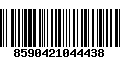 Código de Barras 8590421044438