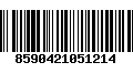 Código de Barras 8590421051214