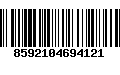 Código de Barras 8592104694121