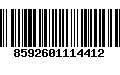 Código de Barras 8592601114412