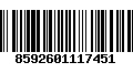 Código de Barras 8592601117451