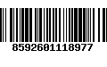 Código de Barras 8592601118977