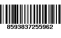 Código de Barras 8593837255962