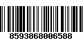 Código de Barras 8593868006588