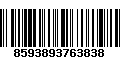 Código de Barras 8593893763838