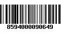 Código de Barras 8594000090649