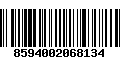 Código de Barras 8594002068134