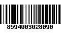 Código de Barras 8594003028090