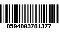 Código de Barras 8594003781377