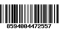 Código de Barras 8594004472557