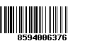 Código de Barras 8594006376