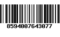 Código de Barras 8594007643077