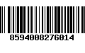 Código de Barras 8594008276014