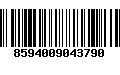 Código de Barras 8594009043790