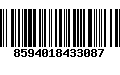 Código de Barras 8594018433087