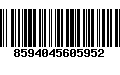 Código de Barras 8594045605952