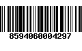 Código de Barras 8594060004297