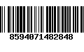 Código de Barras 8594071482848