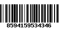 Código de Barras 8594159534346