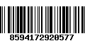 Código de Barras 8594172920577