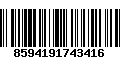 Código de Barras 8594191743416