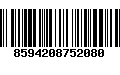 Código de Barras 8594208752080