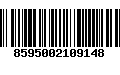 Código de Barras 8595002109148