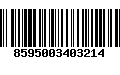 Código de Barras 8595003403214